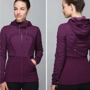 Lululemon Dance Studio Jacket Reversible Regal Plum Purple 6